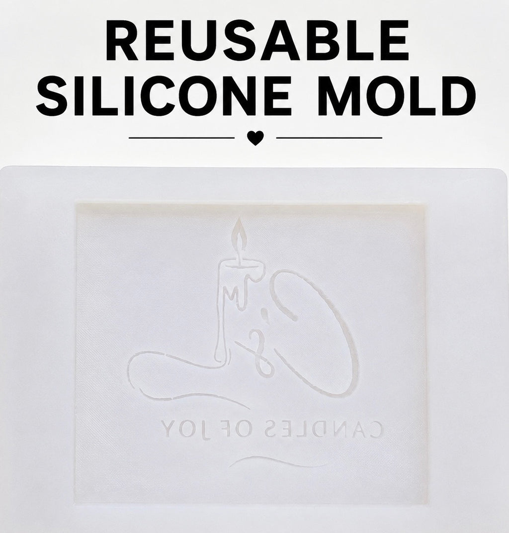 Custom Logo Candle & Reusable Mold Option