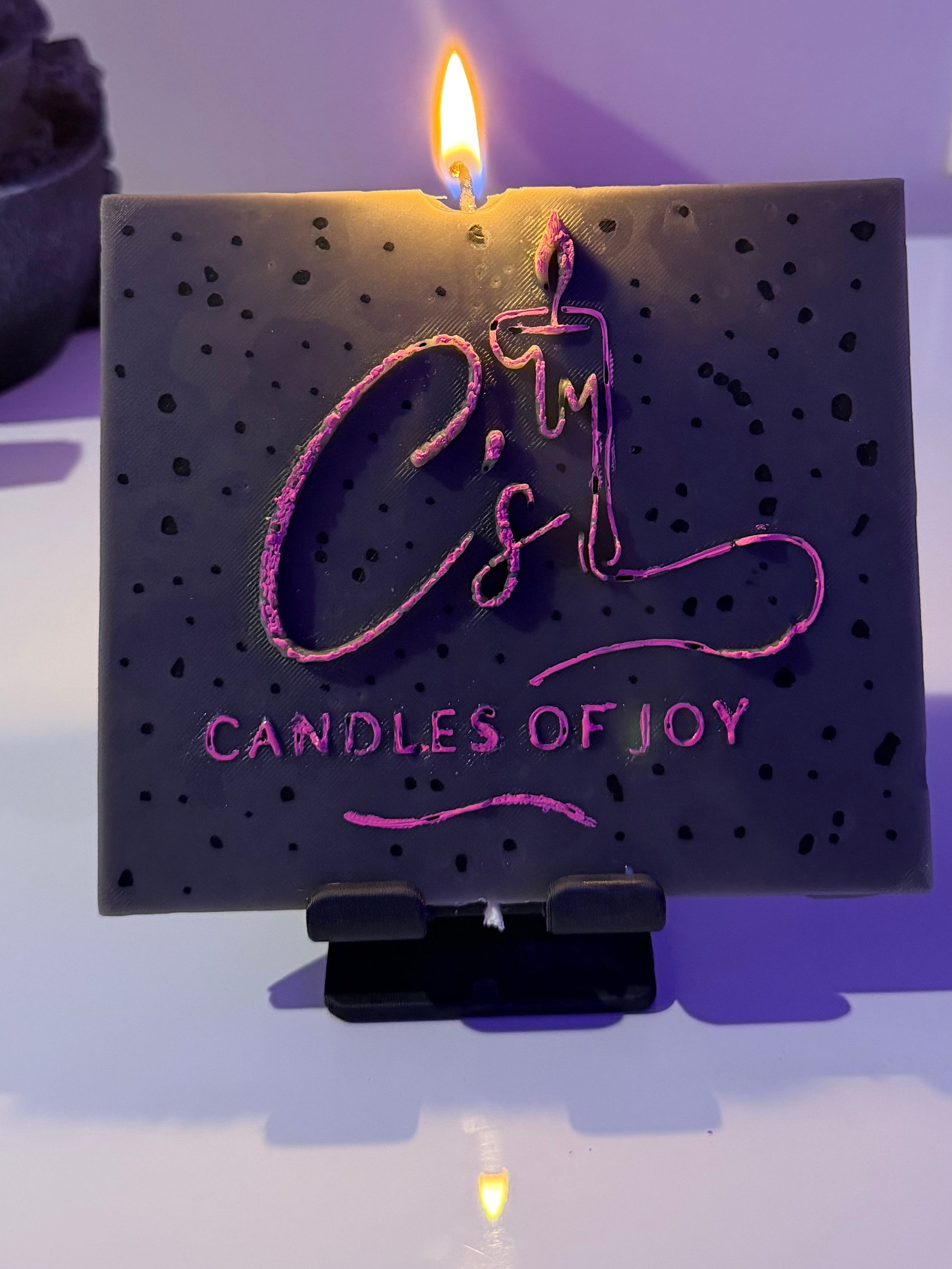 Custom Logo Candle & Reusable Mold Option