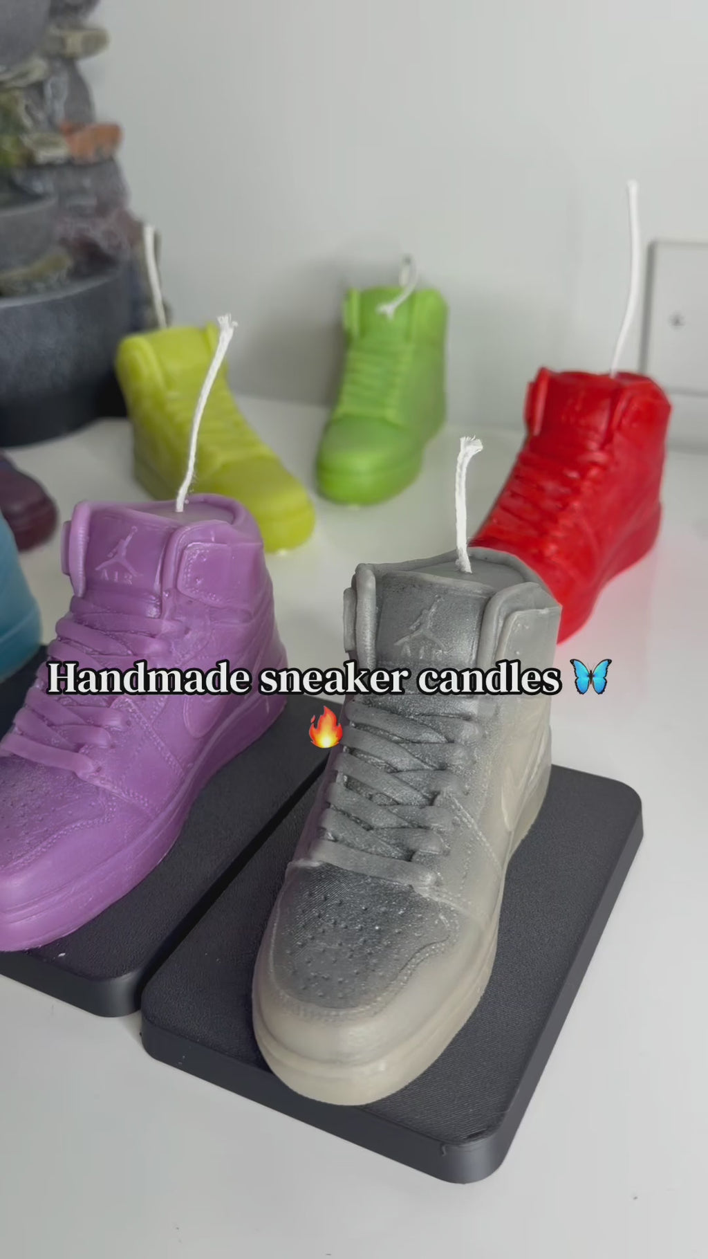 Custom Sneaker Candle