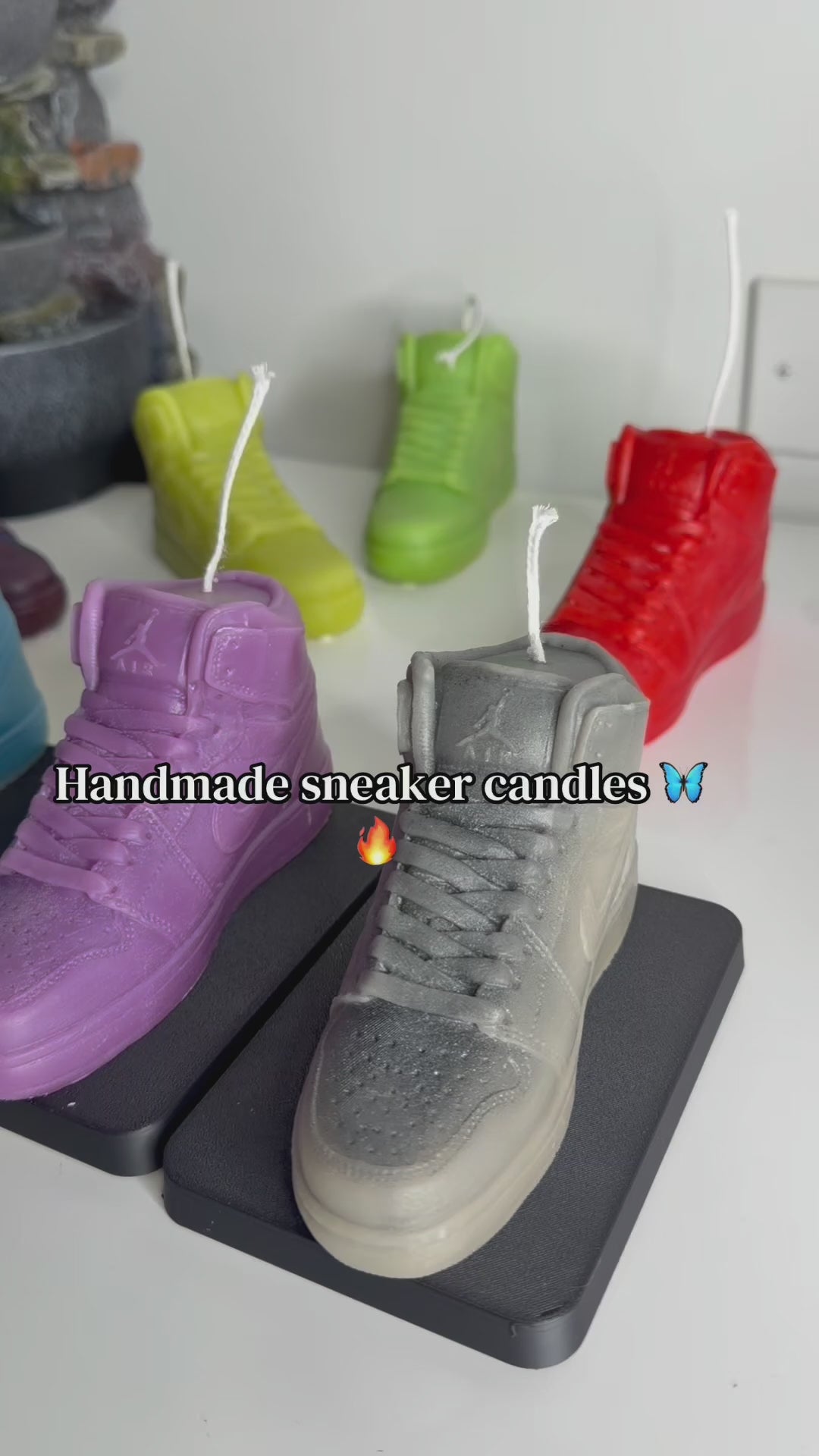 Custom Sneaker Candle